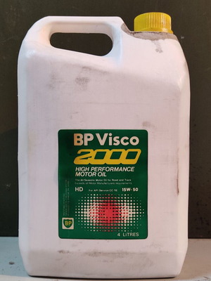 BP Visco 2000 High Performance Motor Oil 4L vintage sealed