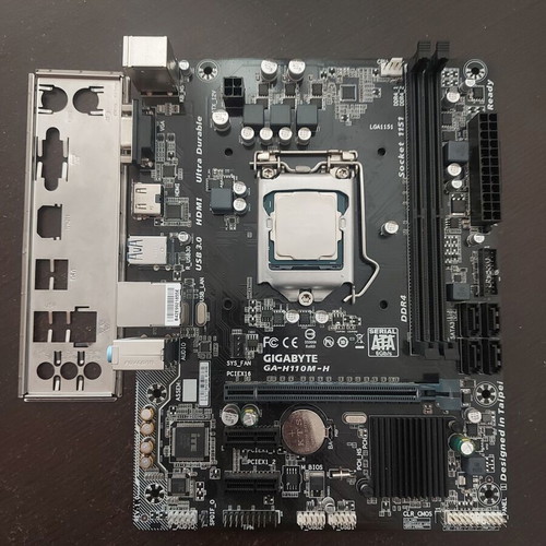 Gigabyte GA-H110M-H motherboard with Intel Core i3-7350K CPU