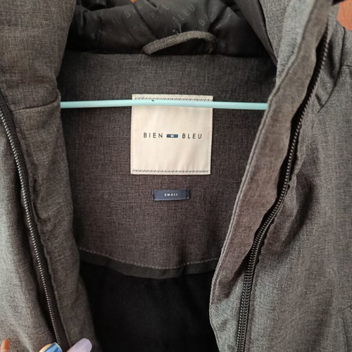Bien Bleu Men's Padded Winter Jacket like new, grey