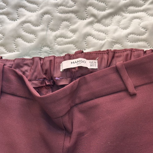 Mango Suit pants burgundy size EU 38 used