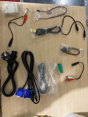 PC cables like new, set