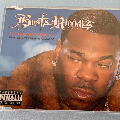 Busta Rhymes ft. Kelis & Will I am I Love My Chick 5-trk CD single used