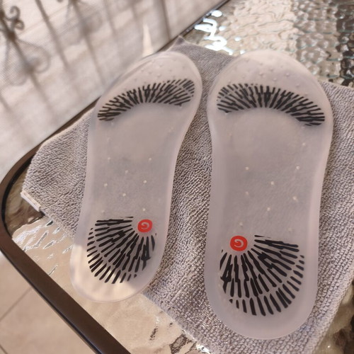 Silicone Shoe Insoles like new, size 43/44, Christou brand