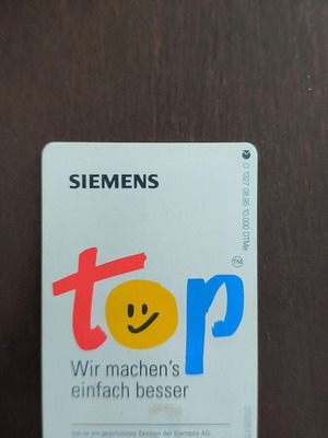 German phone card used, 10,000 copies