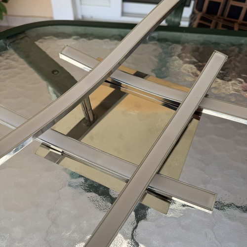 Modern LED Ceiling Light Chrome like new