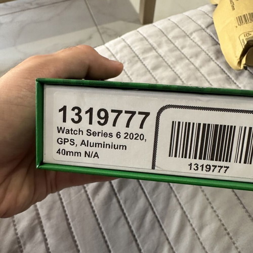 Apple Watch Series 6 with charger