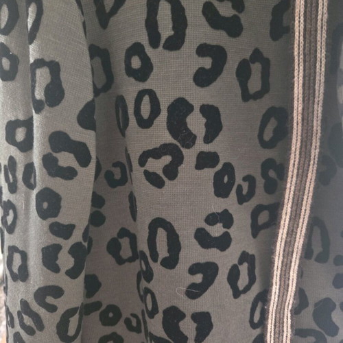 Animal print set like new, jacket with hood and pants