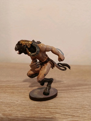 Iron figure Minotaur used