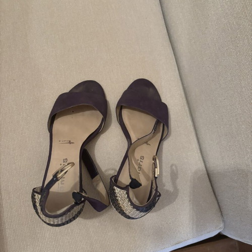 Tamaris sandals size 38 used, blue