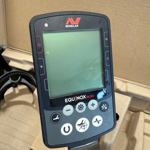 Minelab Equinox 800 metal detector used with 11” coil and headphones