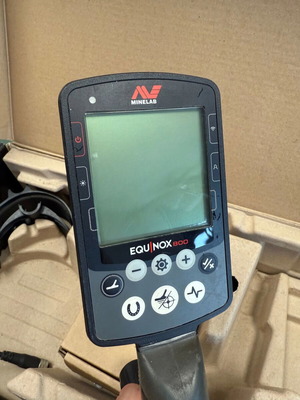 Minelab Equinox 800 metal detector used with 11” coil and headphones