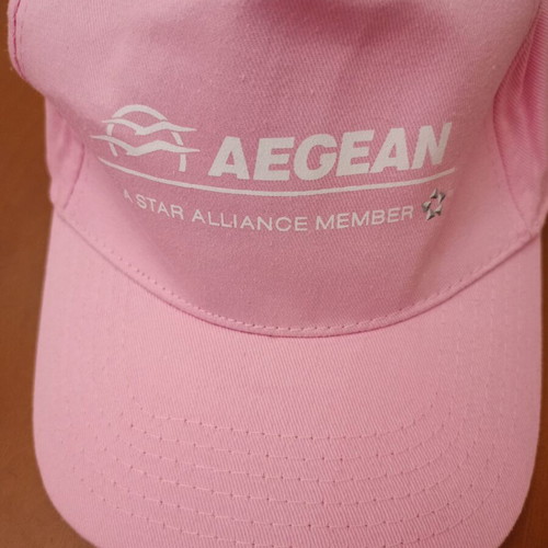Aegean Airlines Pink Sports Cap like new, one size