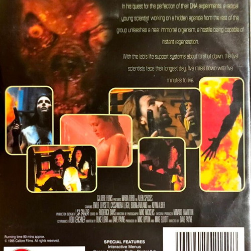 Alien Species DVD used sci-fi horror movie without subtitles