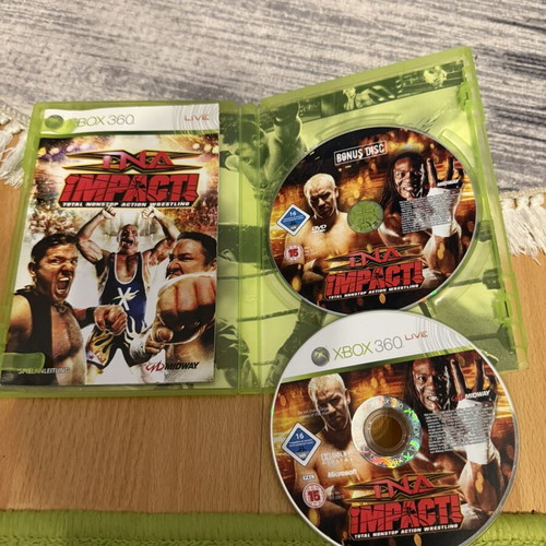 TNA Impact Xbox 360 game non-working, used