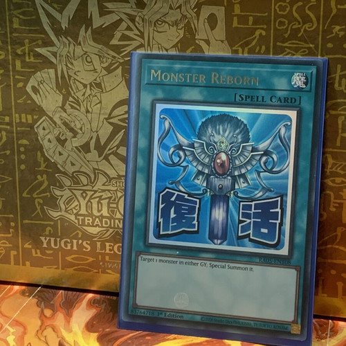 Yu-Gi-Oh! Monster Reborn card new condition