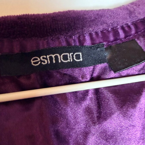 Velvet women's medium cardigan used, purple Esmara