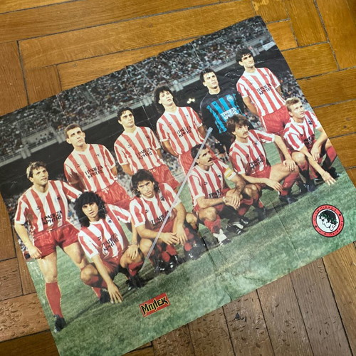 AEK-Olympiakos Giant Poster 1988-89, original