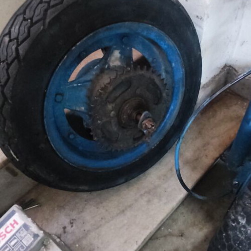 Honda Dax wheels complete used with sprockets