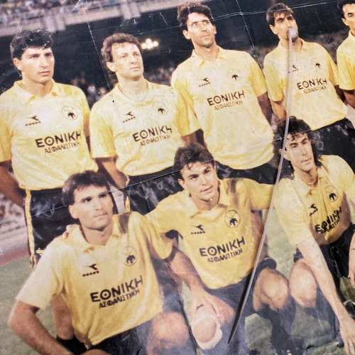AEK-Olympiakos Giant Poster 1988-89, original