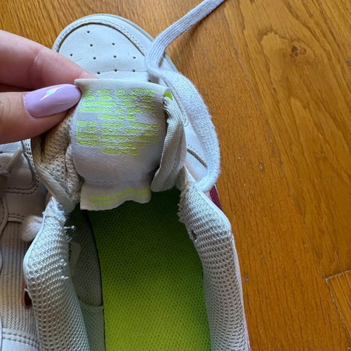 Nike Air Force 1 sneakers used, size 38, white, narrow fit