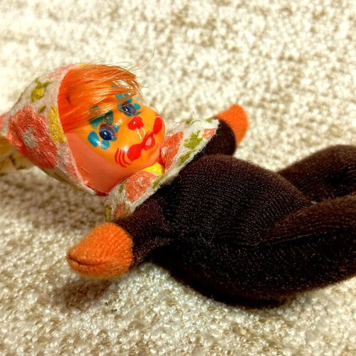 El Greco Bean Doll Clown 80s Vintage Rare New