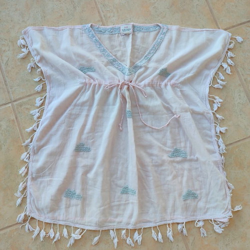 Achilleas Accessorize Cotton Caftan used, powder pink, size 9-12