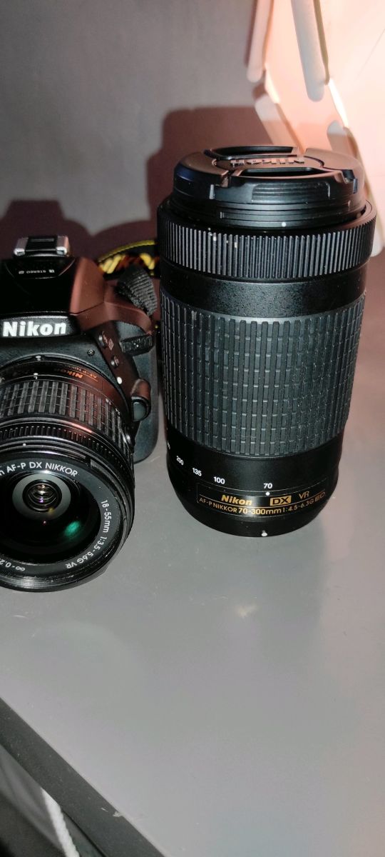 NIKON D3500 KIT AF-P 18-55VR + AF-P70-300 VR - € 450,00 - Vendora