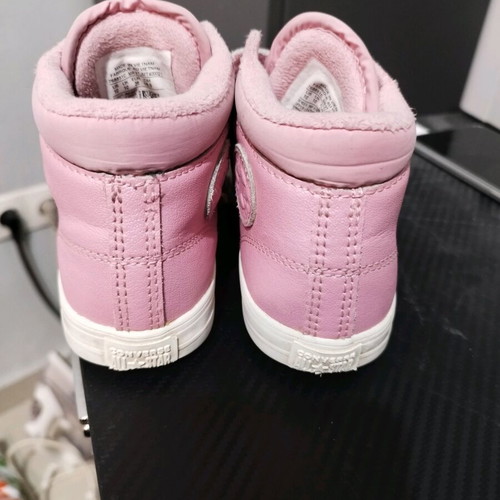 Converse pink boots used, size 26 girls