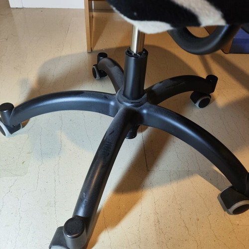 IKEA Zebra Print Desk Chair used with Adjustable Height
