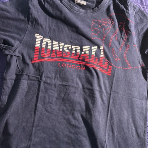 Lonsdale T-shirt used, size Large, blue