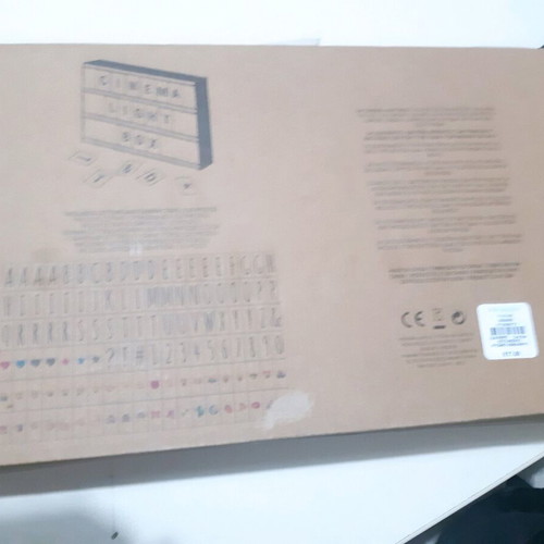 Cinema light box like new, large size 37x18
