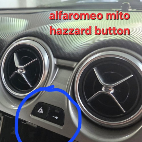 Alfaromeo Mito hazard button original used