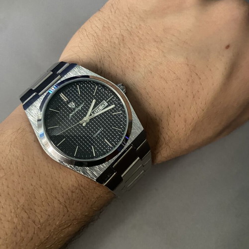 Poedagar Mens Watch PRX Style with Dark Blue Dial, New