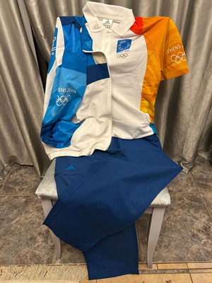 Olympic Games 2004 clothing set new with jacket, shirt, pants