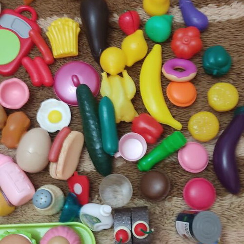 Children's kitchen toys used, pack of 143 pieces