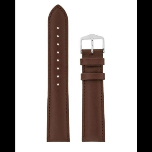 Lavor leather watch strap brown xl 18mm new
