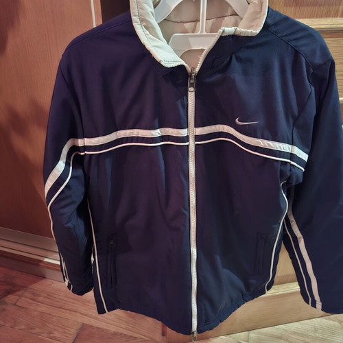Nike reversible jacket used, size S, black and beige