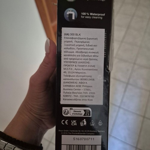 Braun Series 3 shaver new, waterproof, triple action cutting system