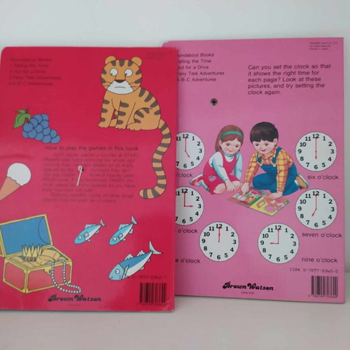 A-B-C childrens books used, 1980s, set of 2