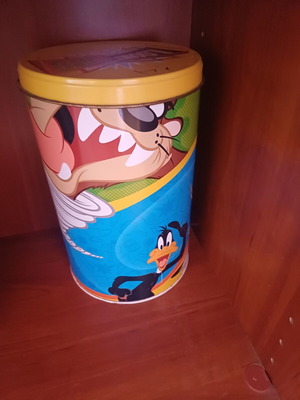 Vintage Apple Funderwear Looney Tunes Metal Box with Bugs Bunny