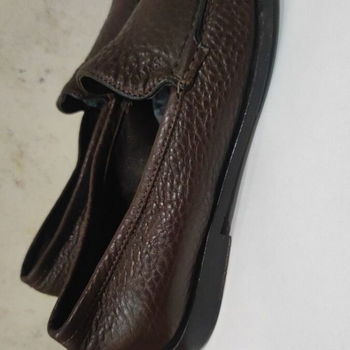 Bally leather moccasins, brown, size 35.5