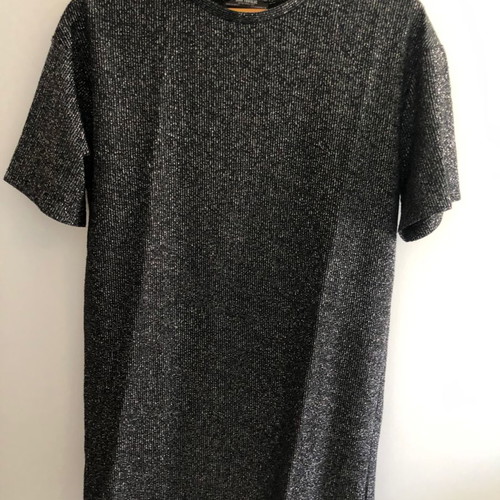Zara metallic blouse dress used, size M