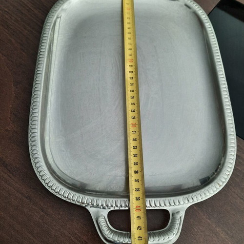 Stainless Steel Serving Tray used