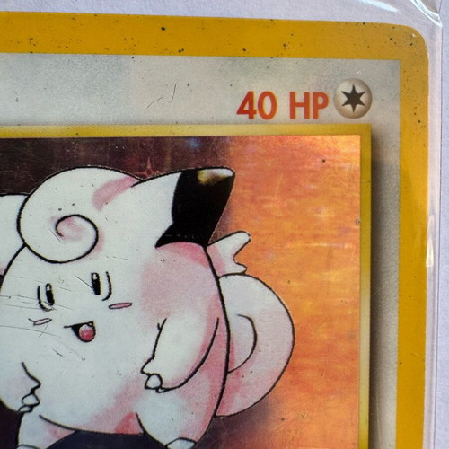 Pokemon TCG Clefairy Holo Base Set like new