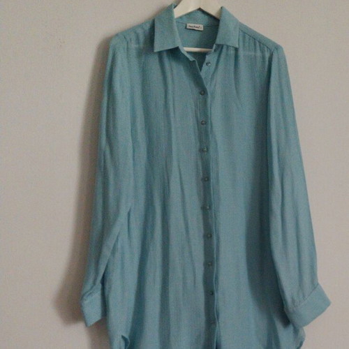 Anna Riska women's shirt XL turquoise like new