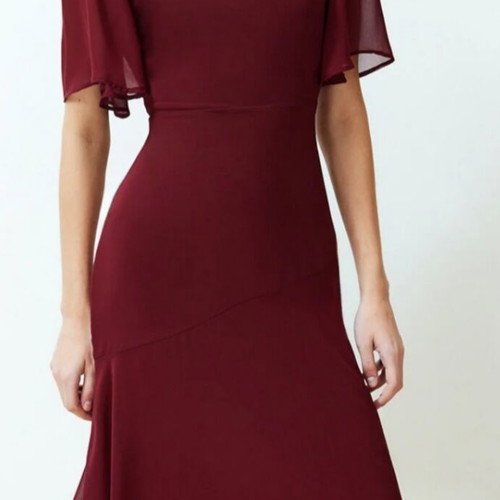 Trendyol burgundy dress size S