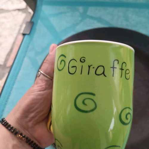Giraffe mug like new