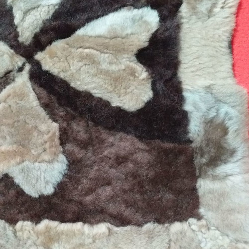 Fur pillowcase new 37×37 cm
