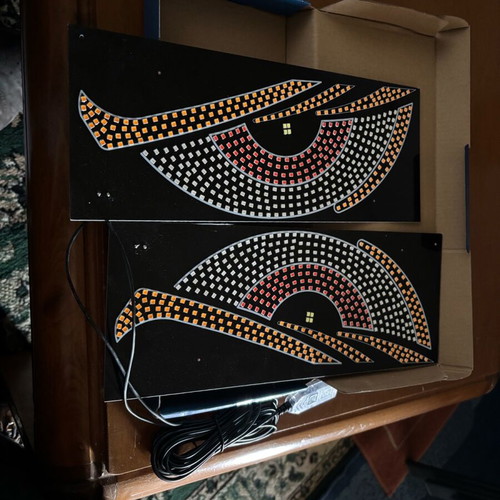 Car decorative eyes led new, one piece