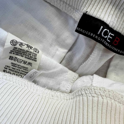Iceberg white linen pants like new, size M